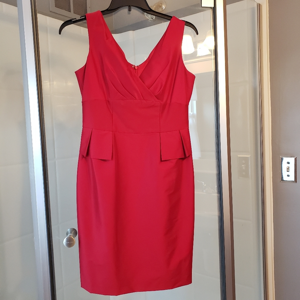 Lovely sleeveless red dress, Evan Picone size 6